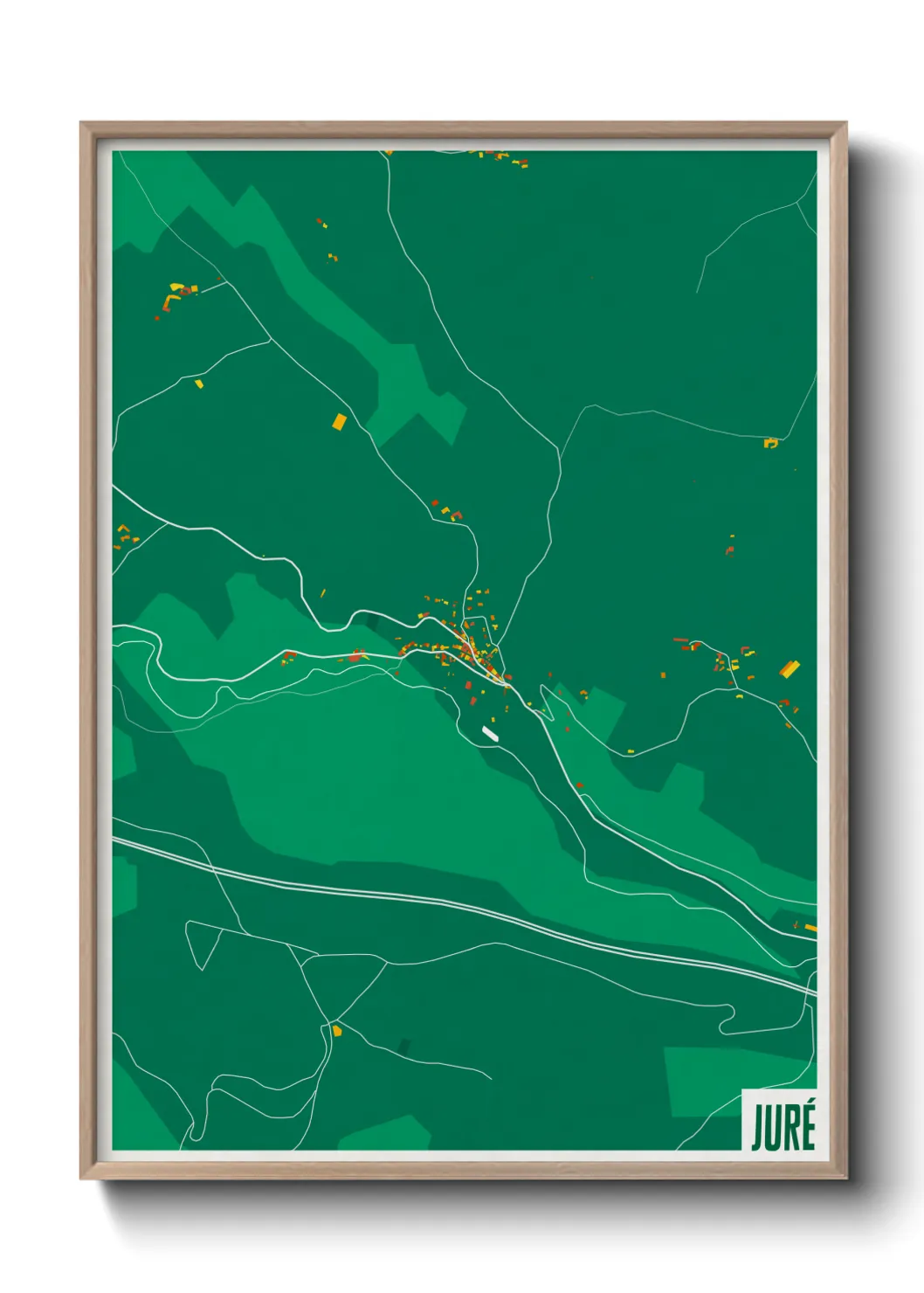 Une affiche de carte sur Juré