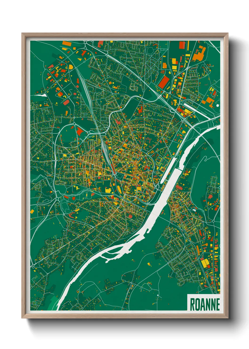 Un poster carteRoanne