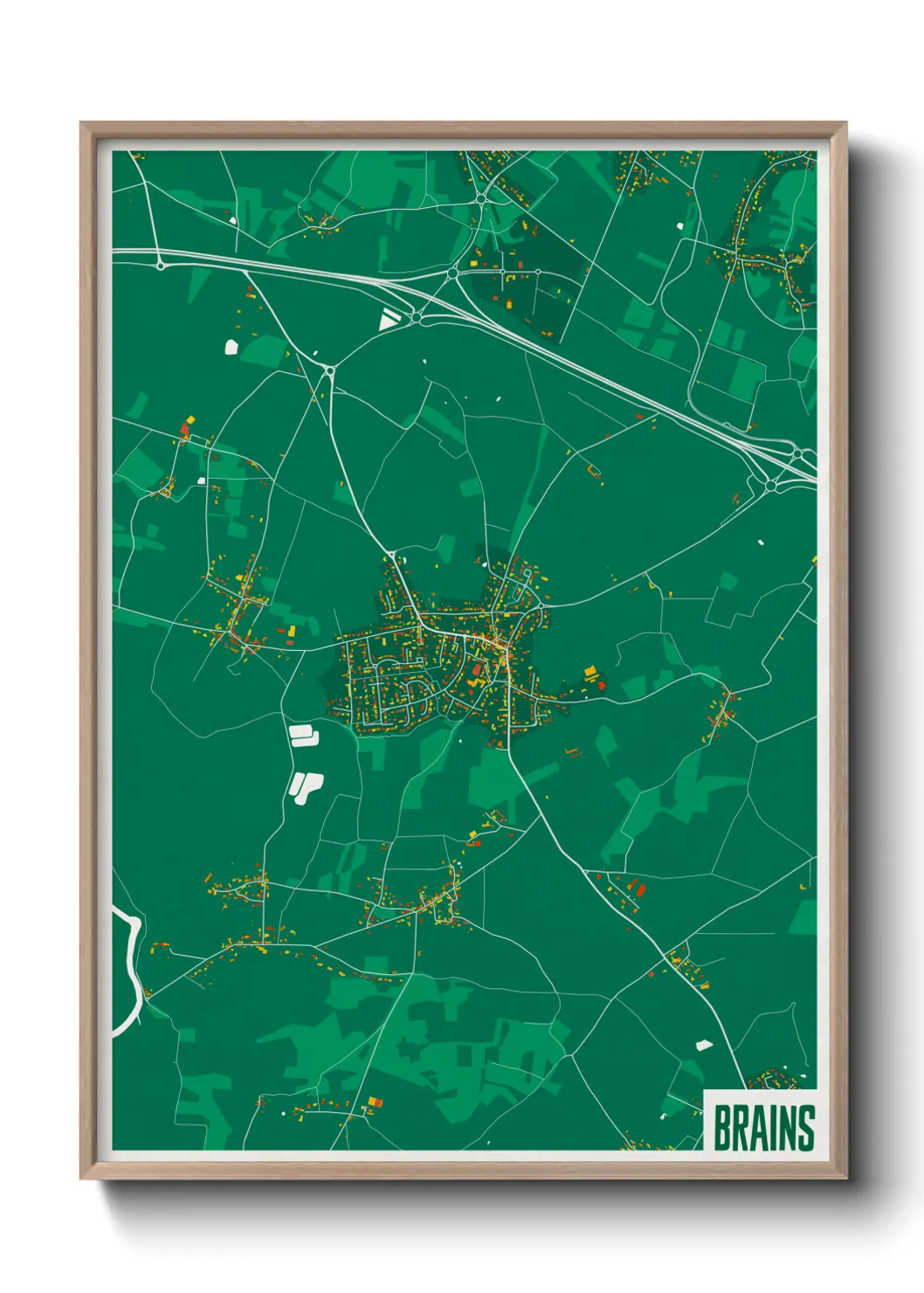 Une affiche de carte sur Brains