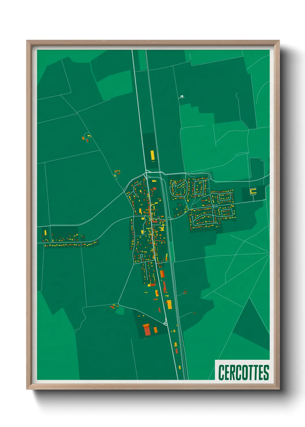 Un poster carteCercottes