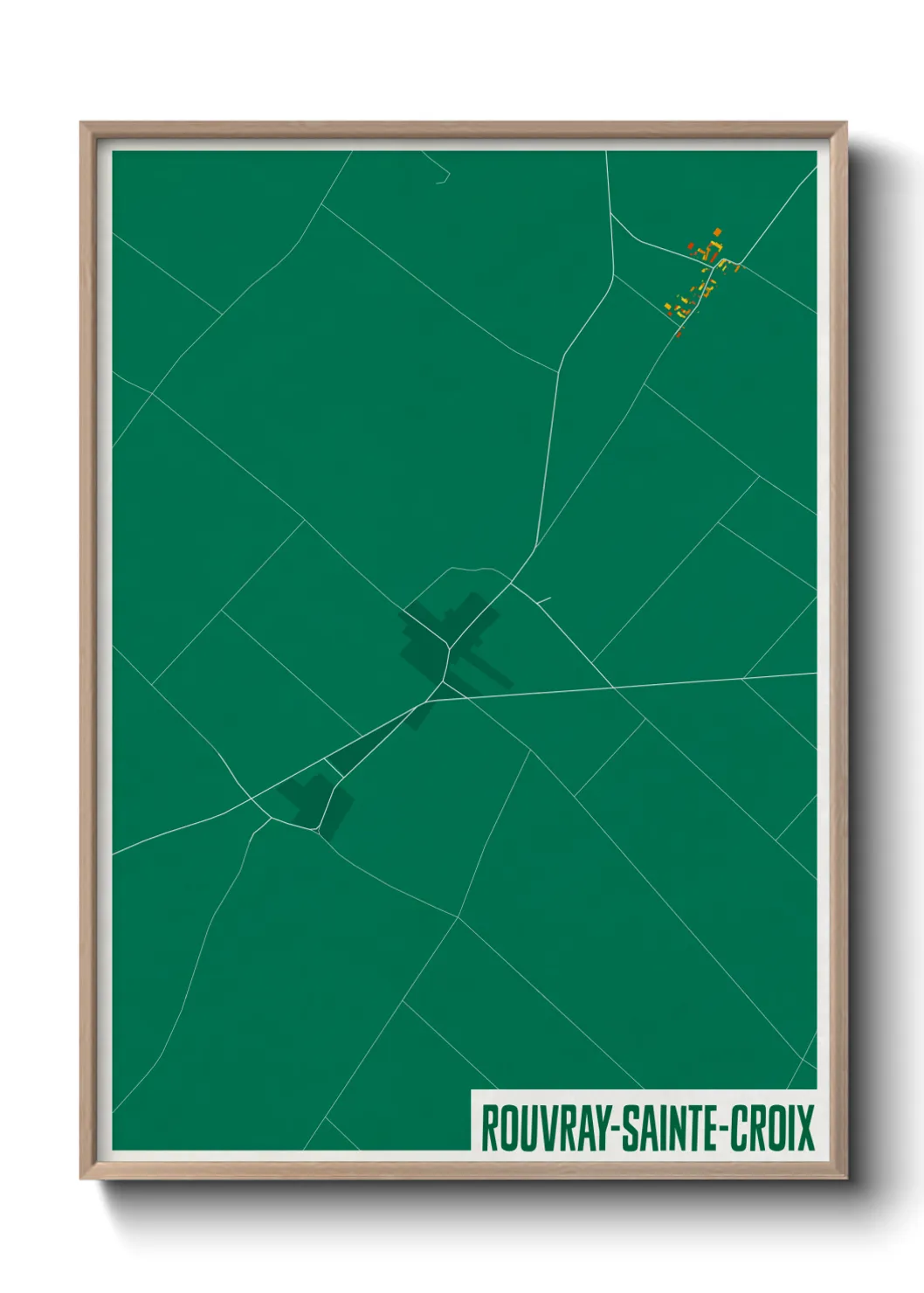 Un poster carteRouvray-Sainte-Croix