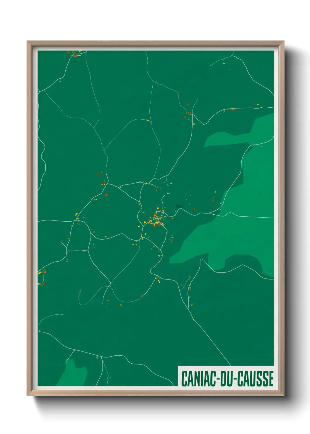 Un poster carteCaniac-du-Causse