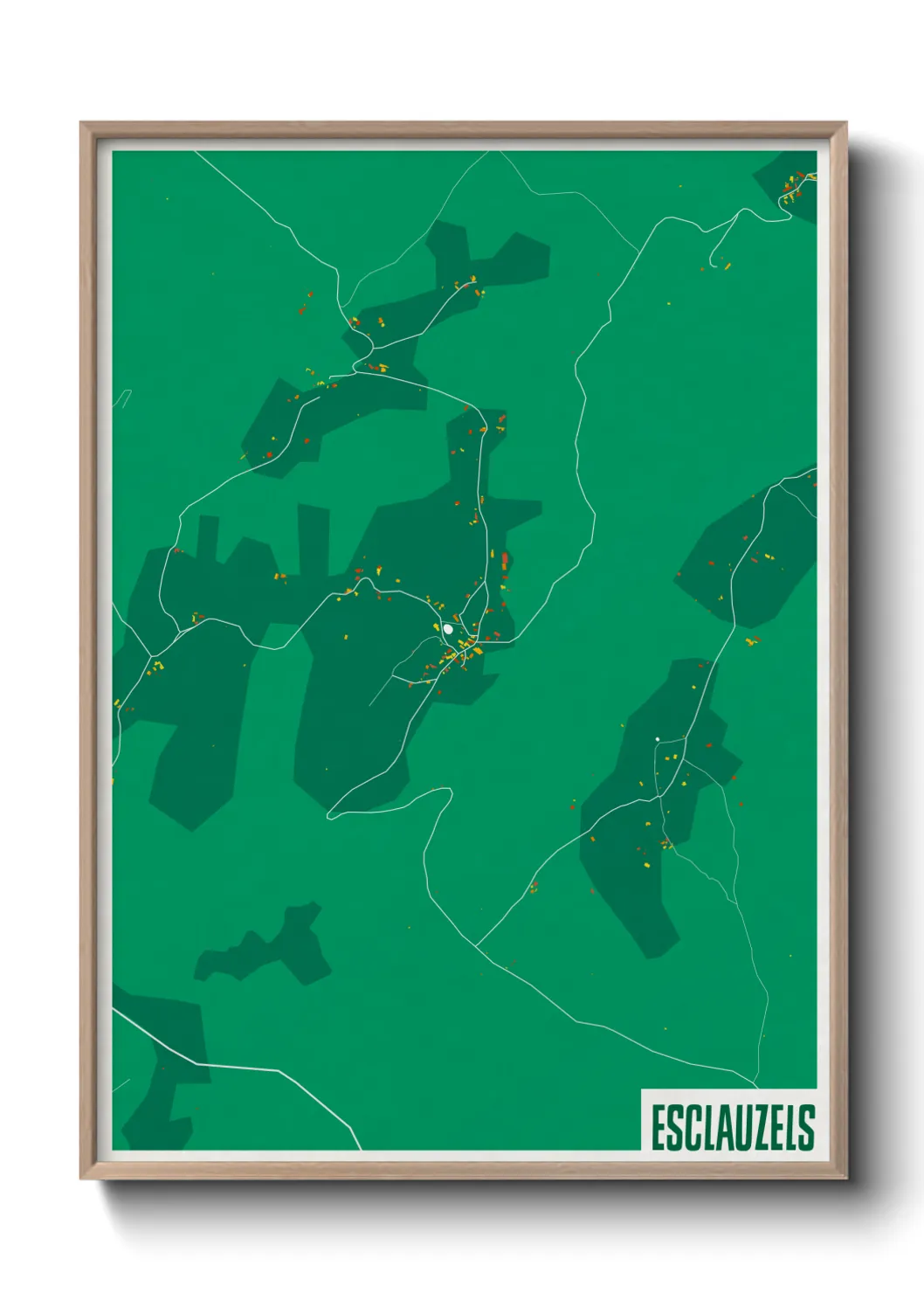 Un poster carteEsclauzels