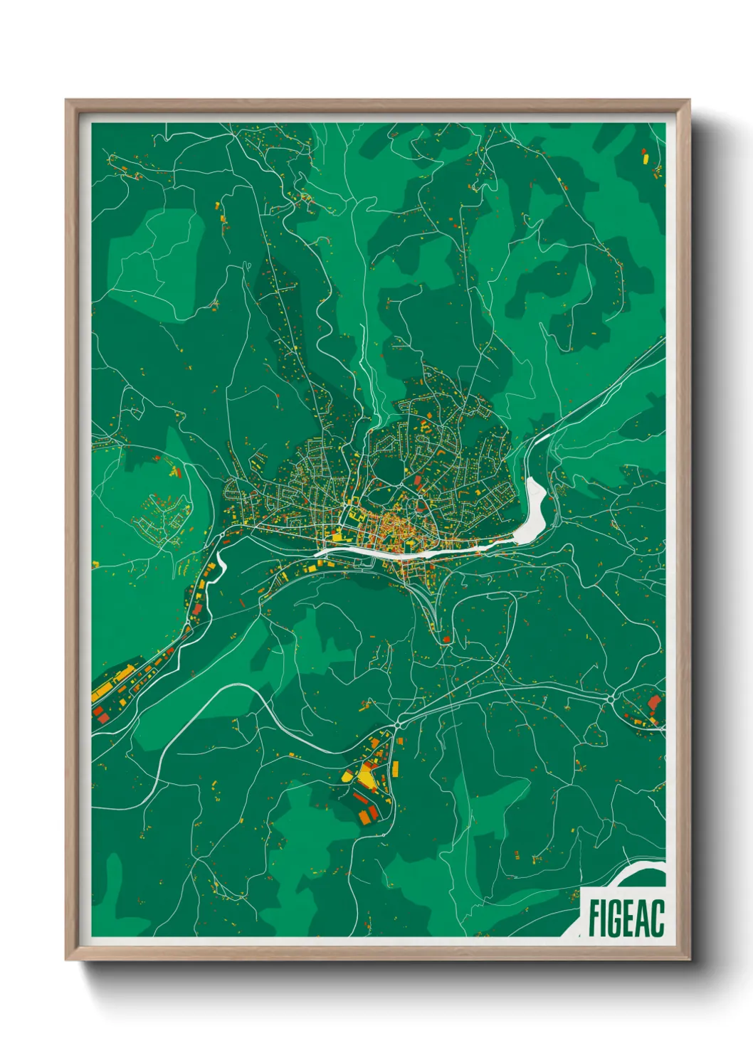 Un poster carteFigeac