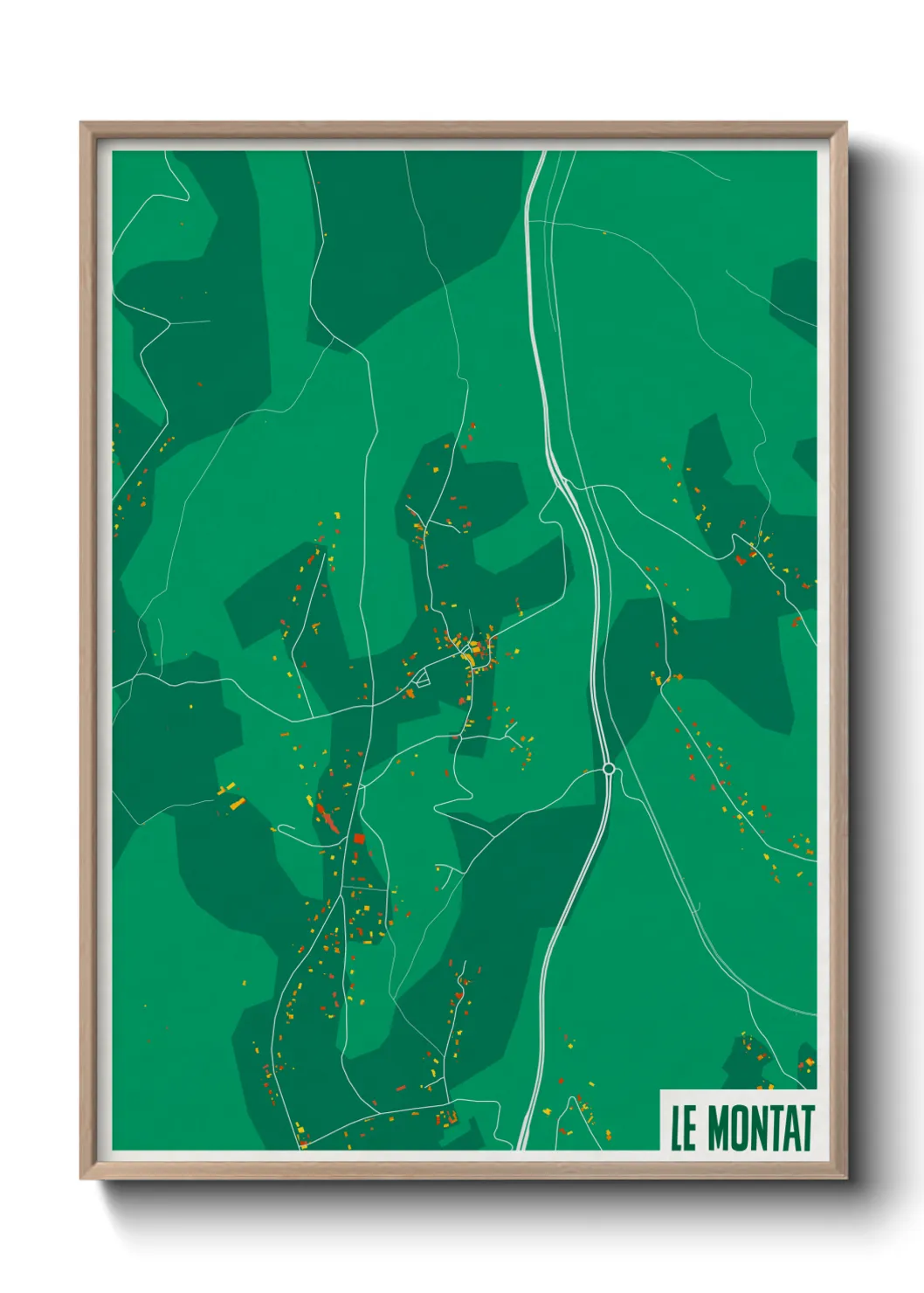 Un poster carteLe Montat