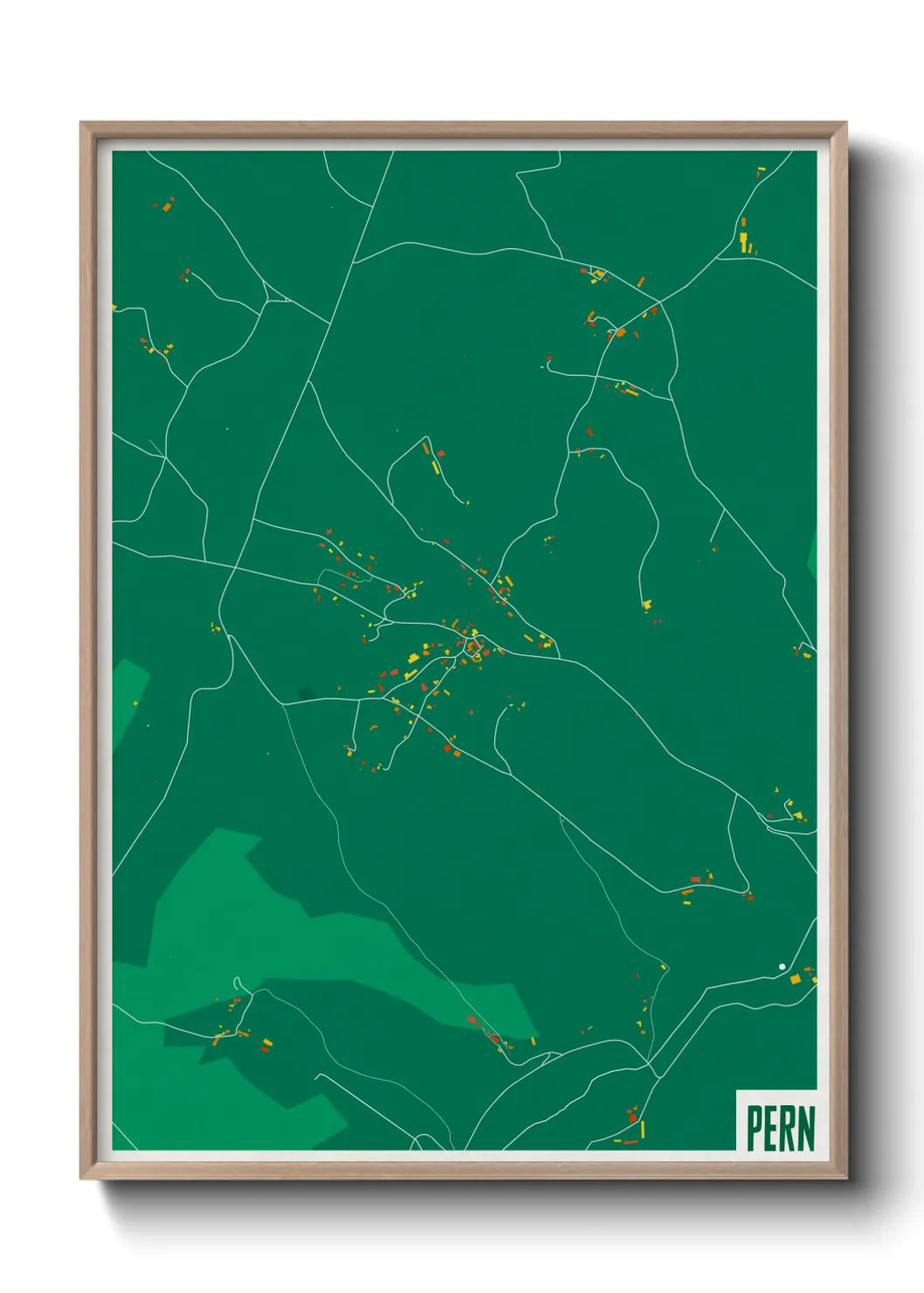 Une affiche de carte sur Pern