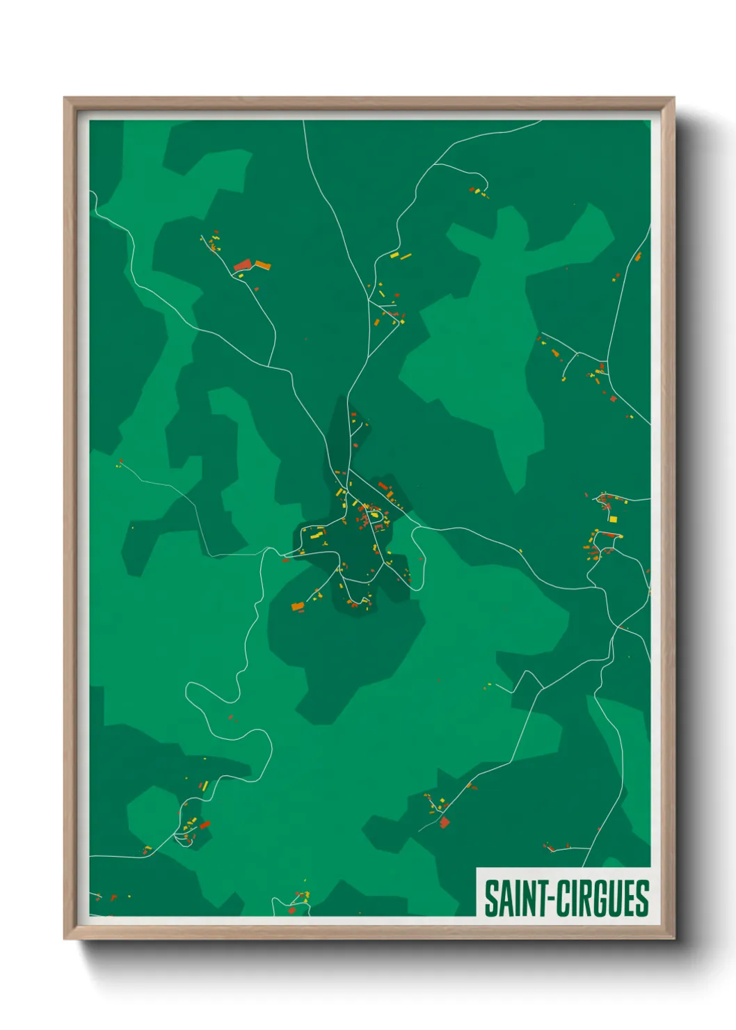 Un poster carteSaint-Cirgues
