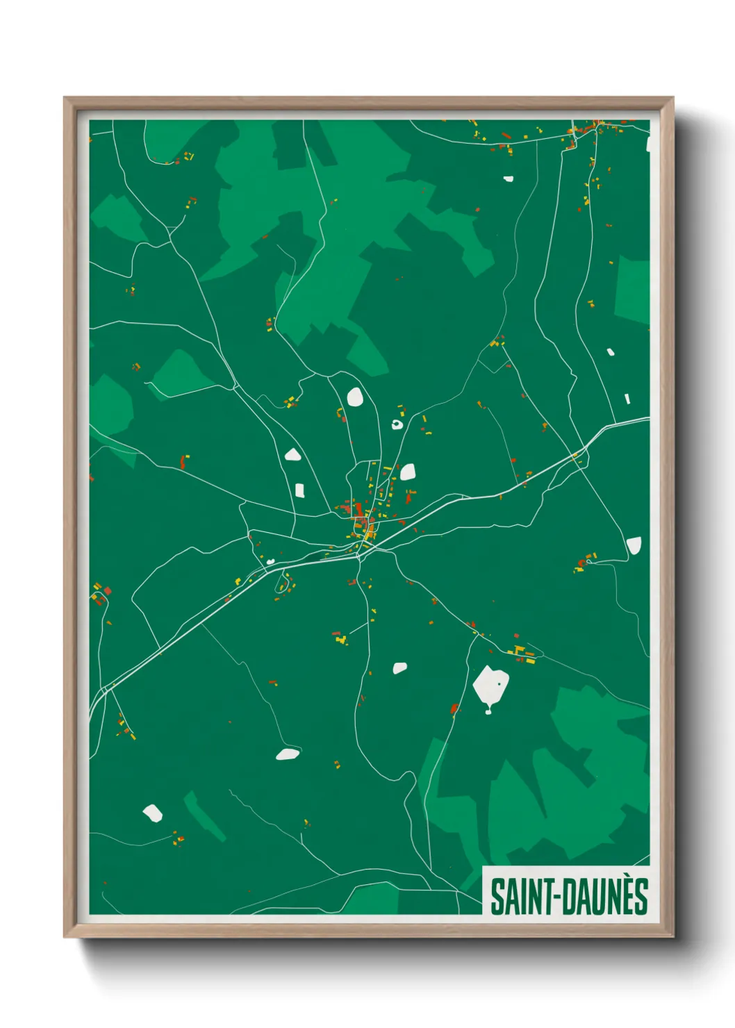 Un poster carteSaint-Daunès