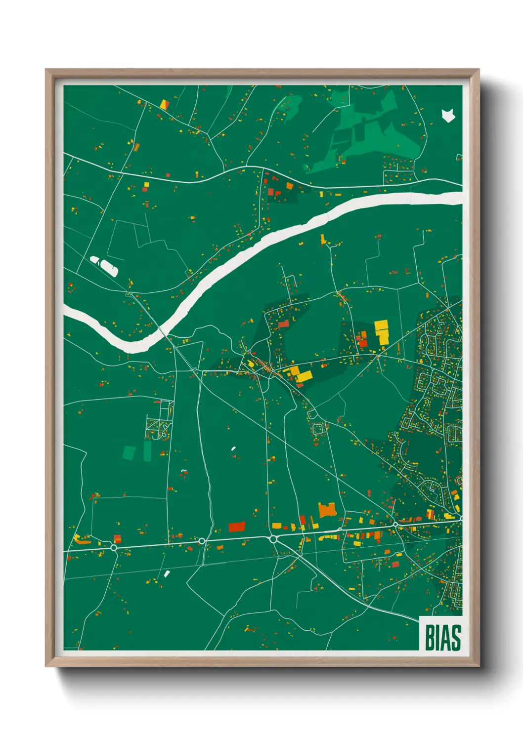 Une affiche de carte sur Bias