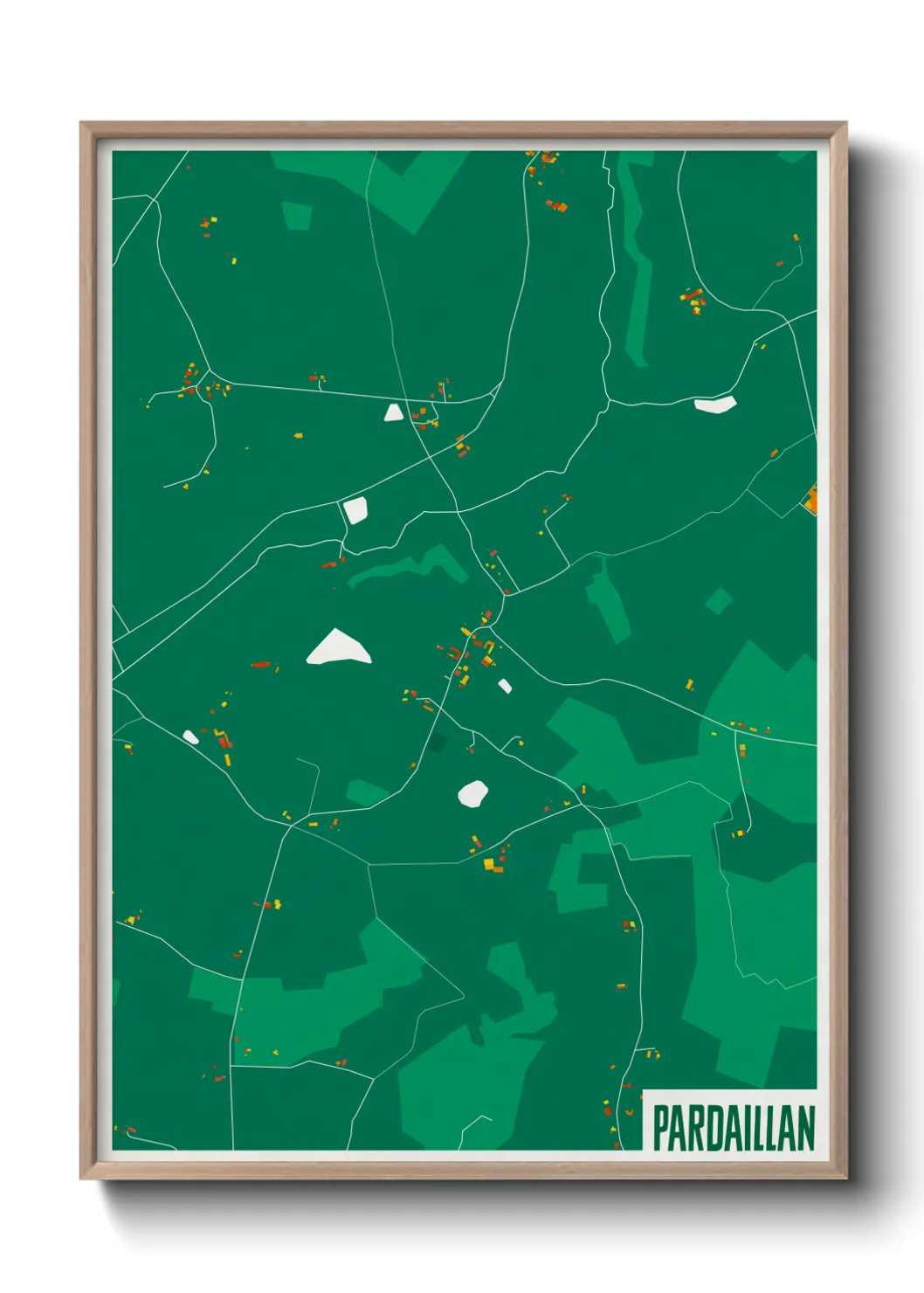 Une affiche de carte sur Pardaillan