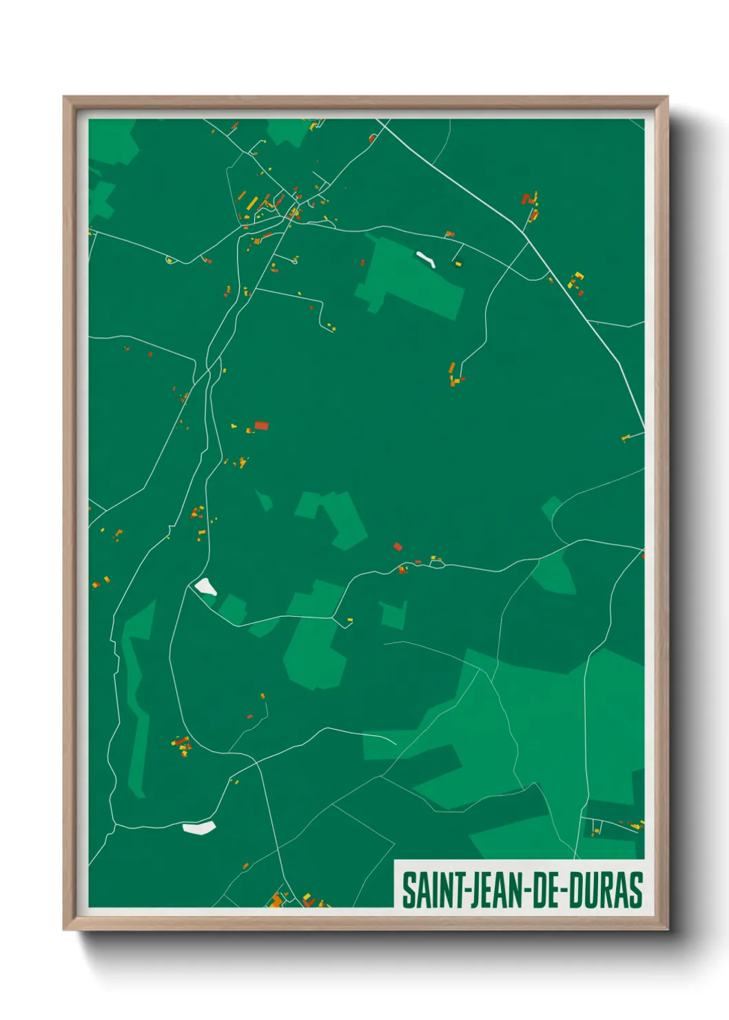 Un poster carteSaint-Jean-de-Duras