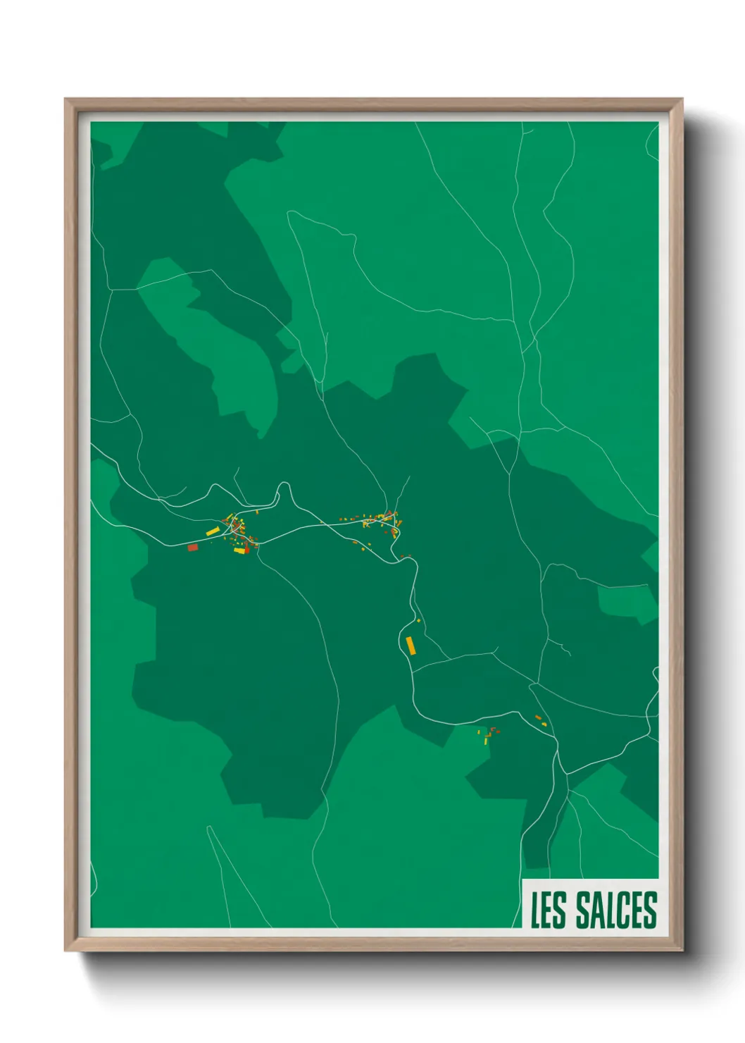 Un poster carteLes Salces