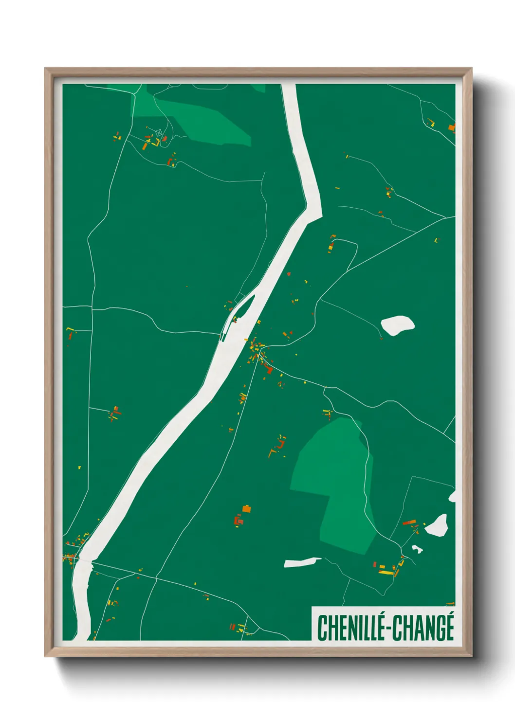 Un poster carteChenillé-Changé