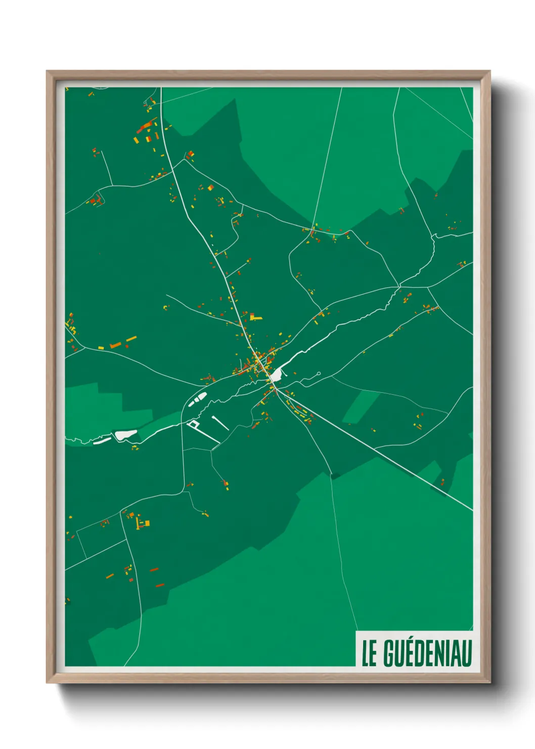 Un poster carteLe Guédeniau