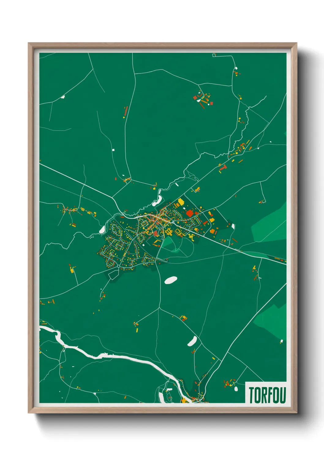 Une affiche de carte sur Torfou