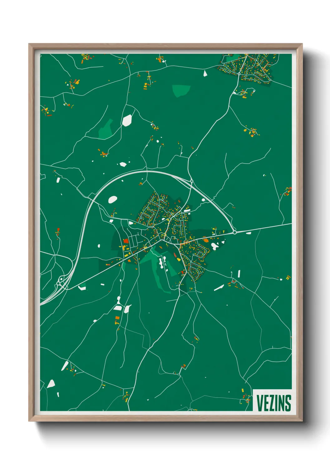 Un poster carteVezins