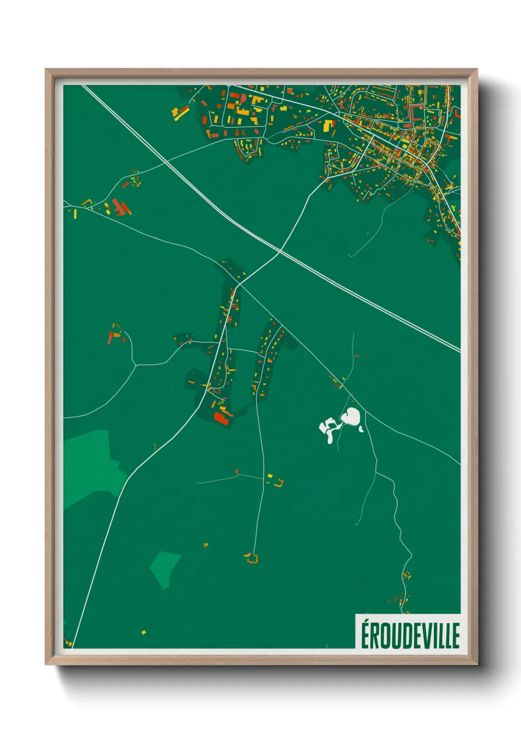 Un poster carteÉroudeville