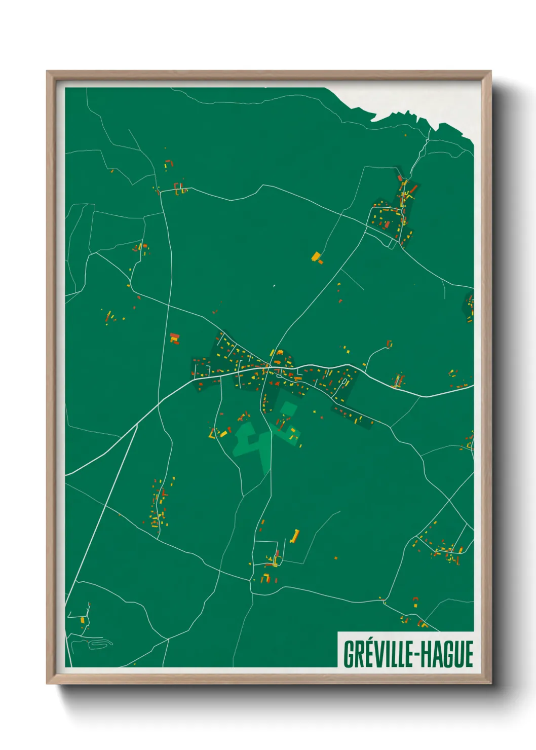 Un poster carteGréville-Hague