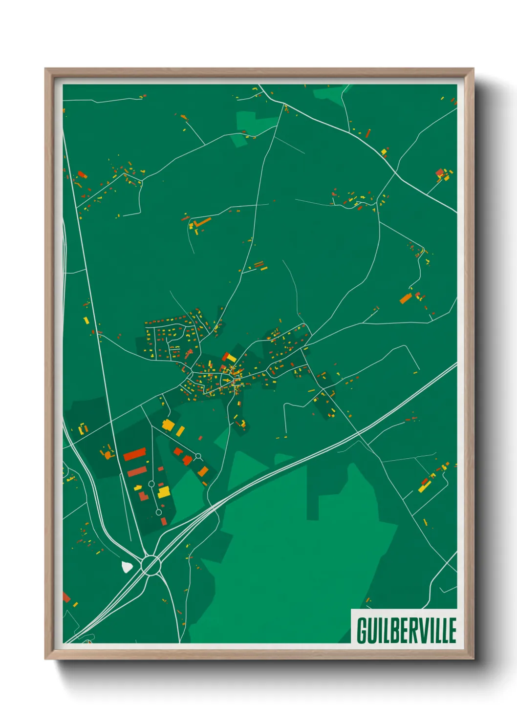 Un poster carteGuilberville