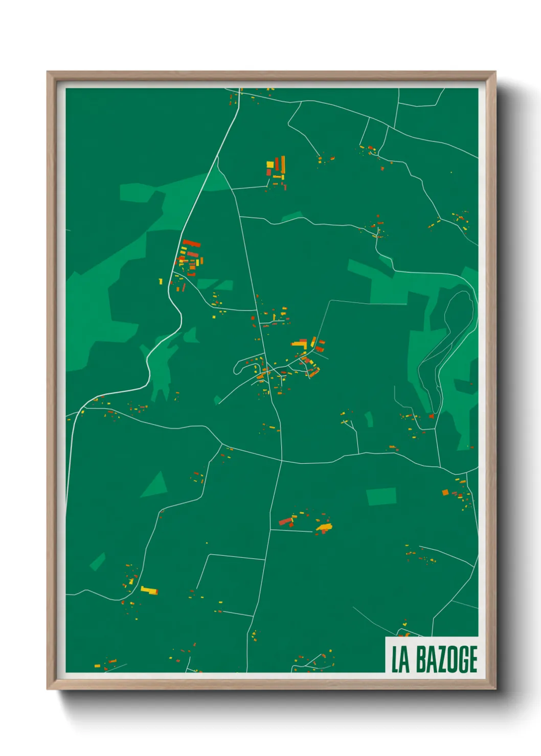 Un poster carteLa Bazoge