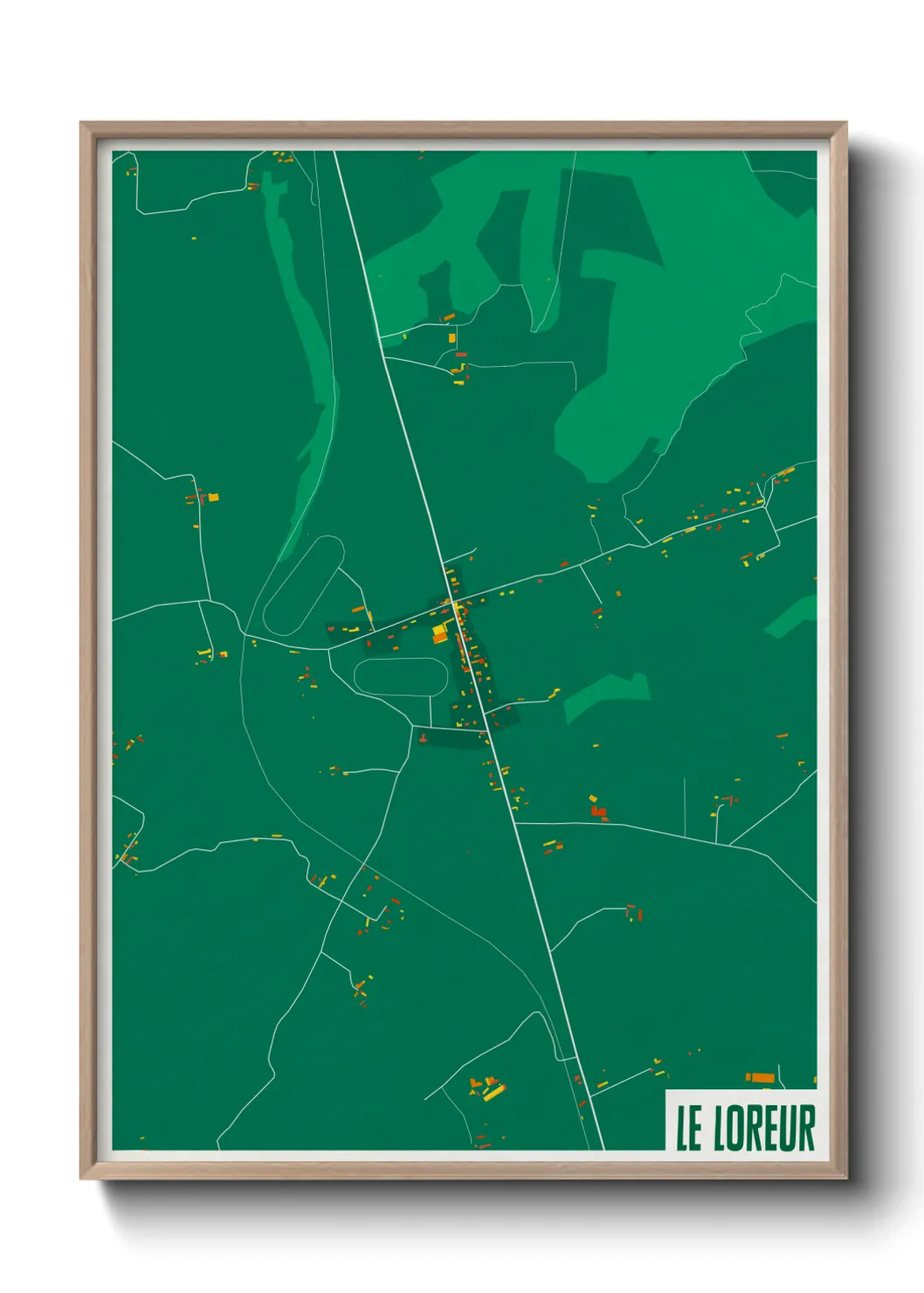 Une affiche de carte sur Le Loreur