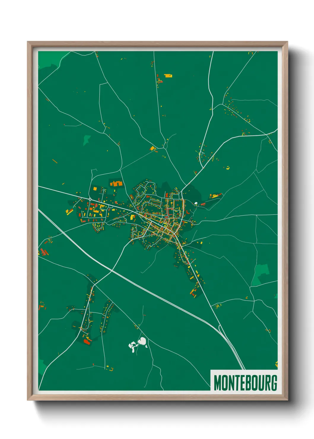 Une affiche de carte sur Montebourg