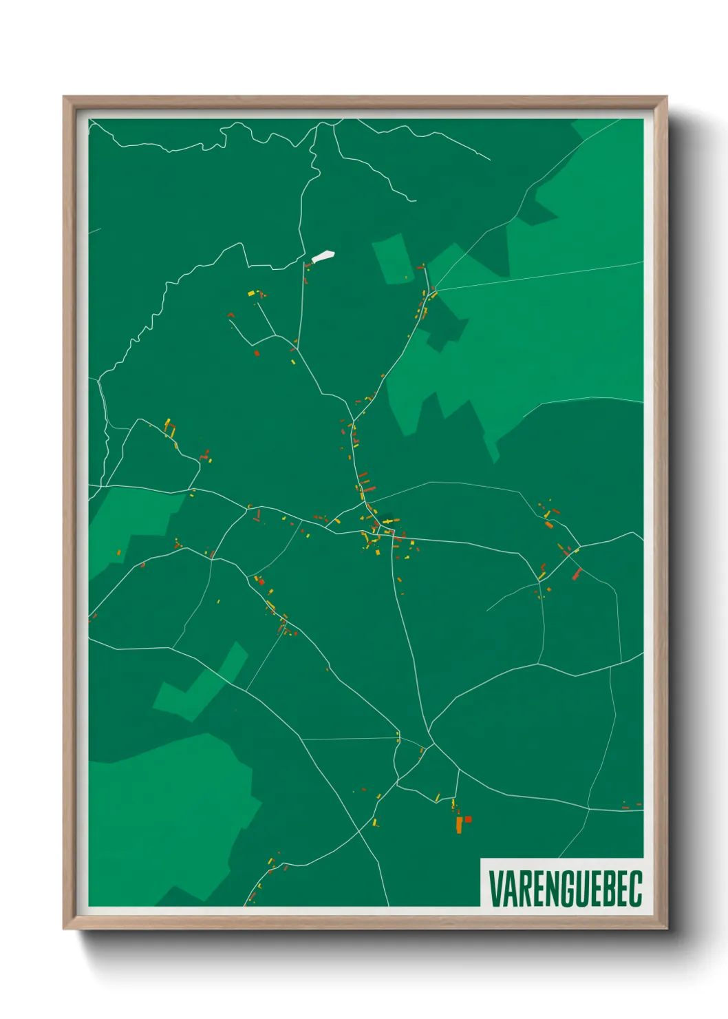 Un poster carteVarenguebec