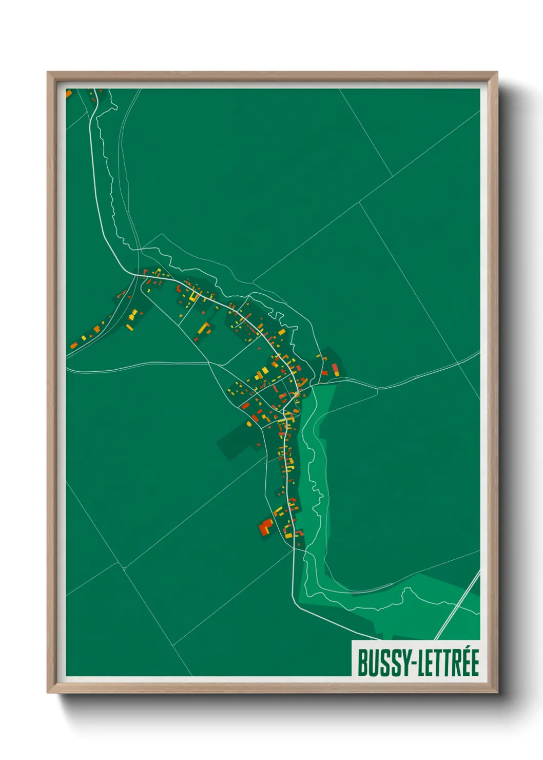 Un poster carteBussy-Lettrée