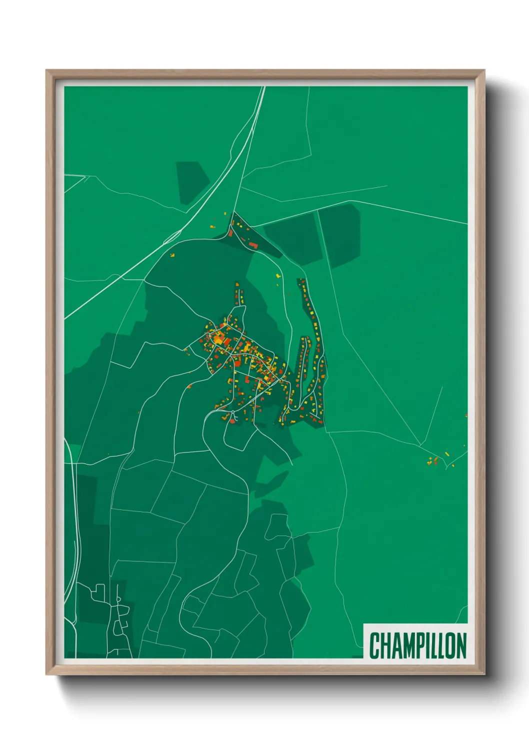 Un poster carteChampillon