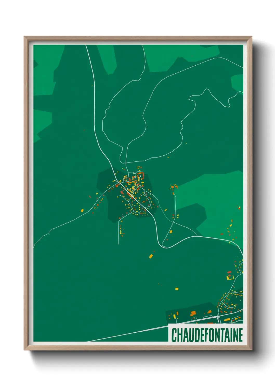 Un poster carteChaudefontaine