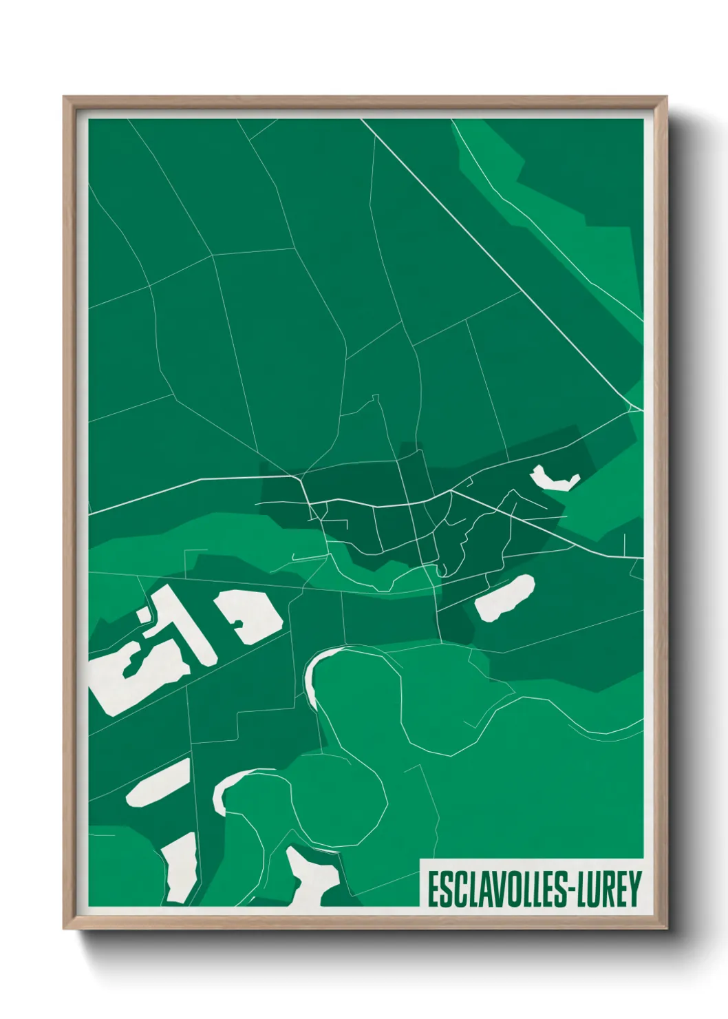 Un poster carteEsclavolles-Lurey