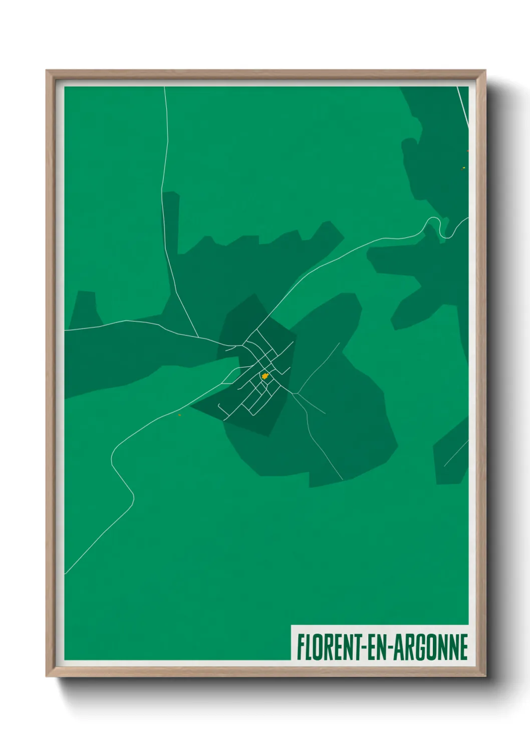 Un poster carteFlorent-en-Argonne