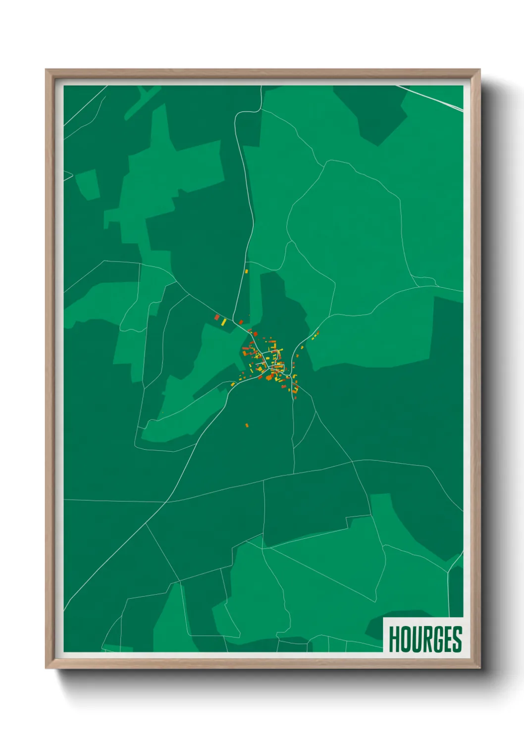 Un poster carteHourges