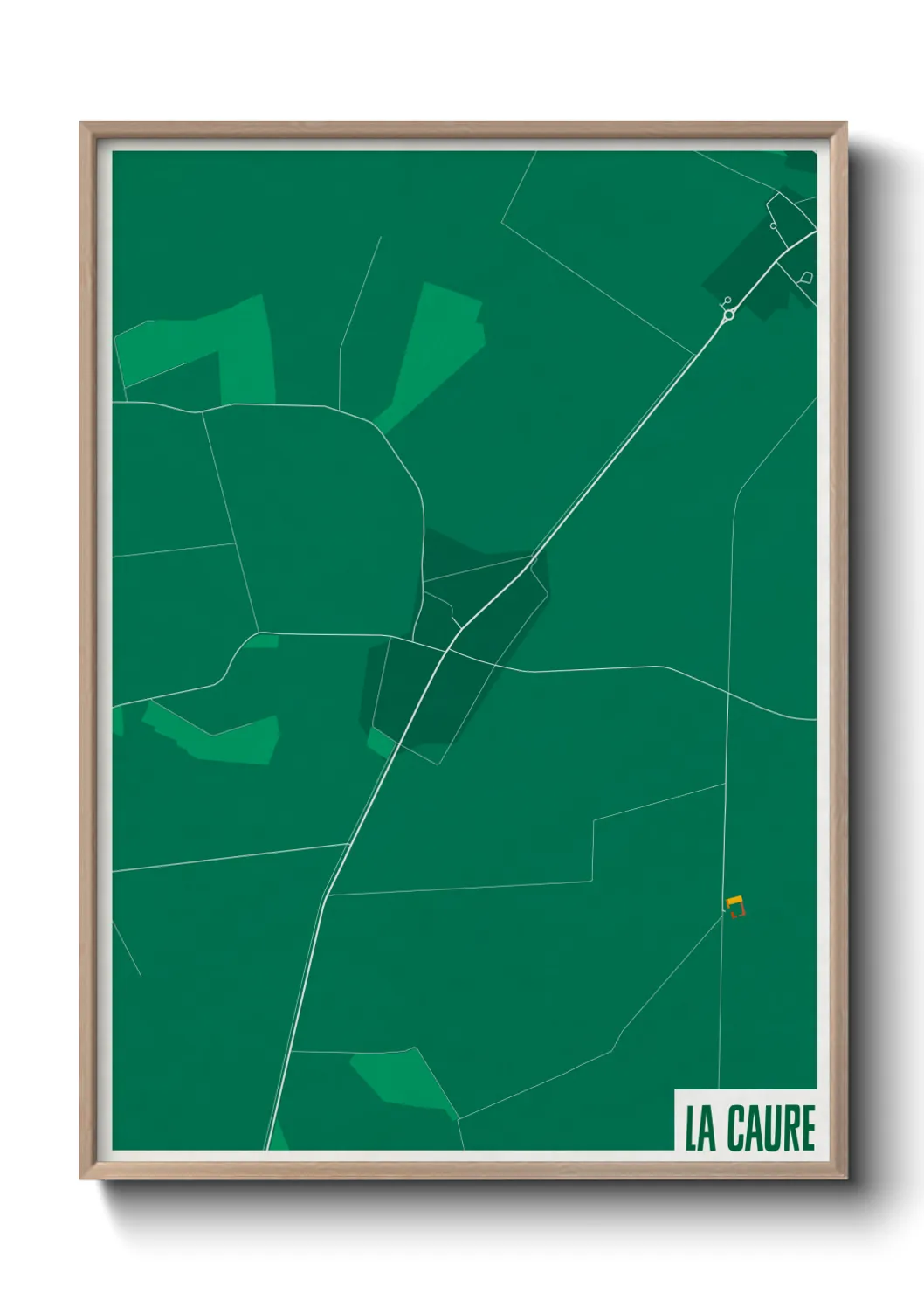 Un poster carteLa Caure