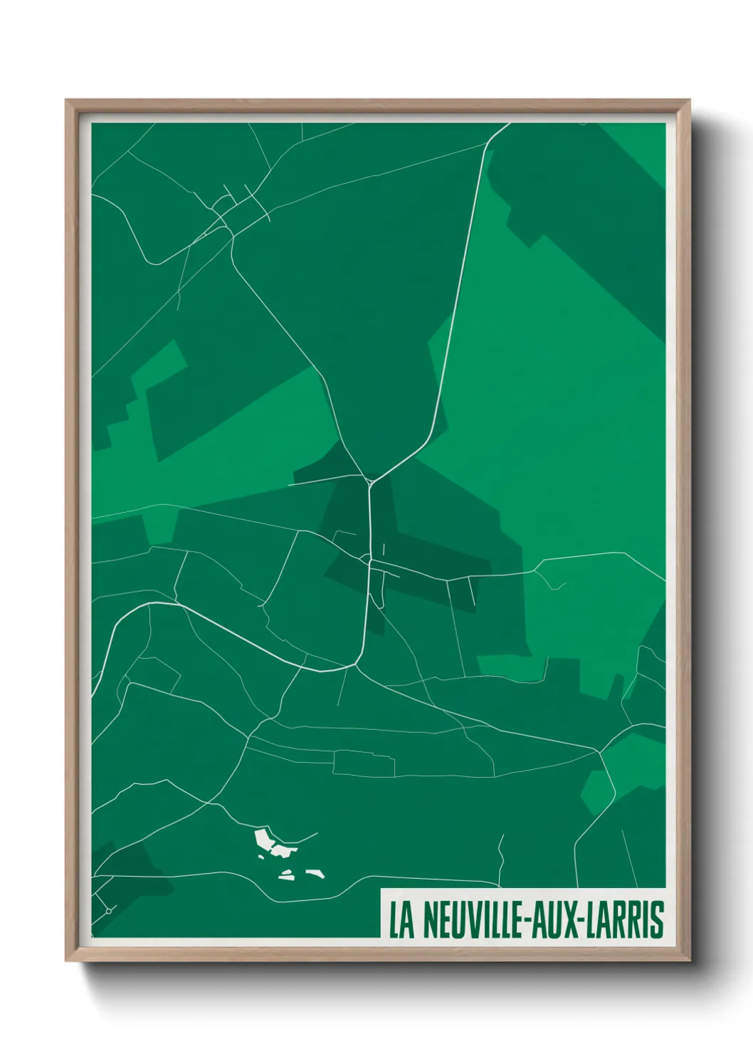 Un poster carteLa Neuville-aux-Larris