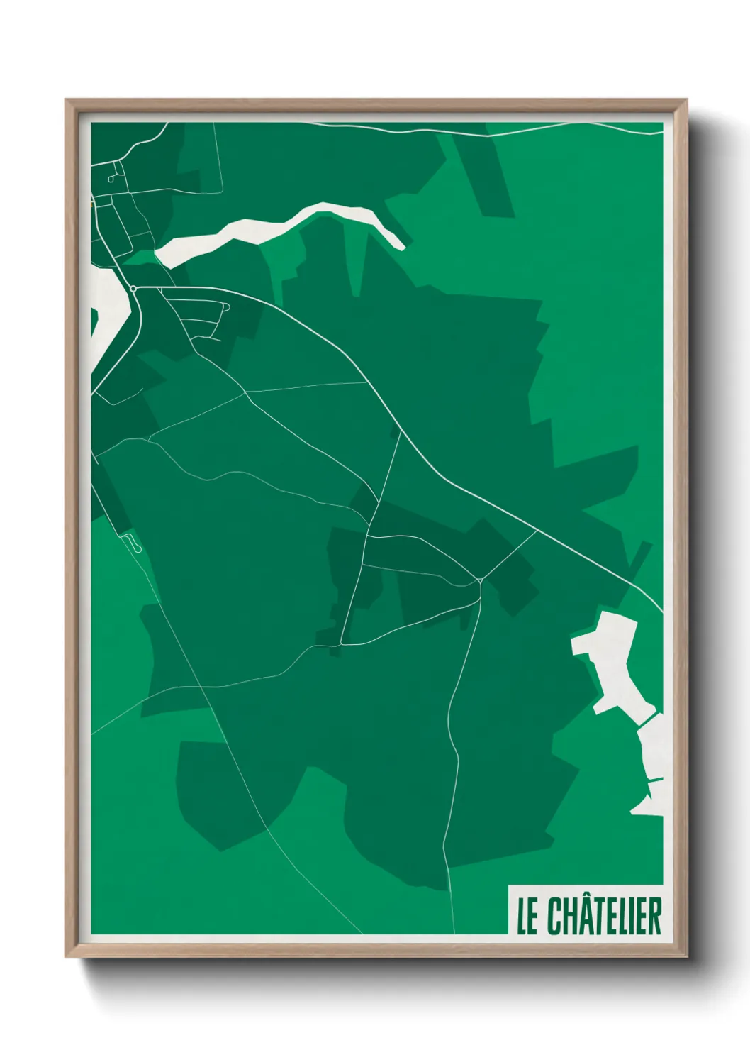 Une affiche de carte sur Le Châtelier