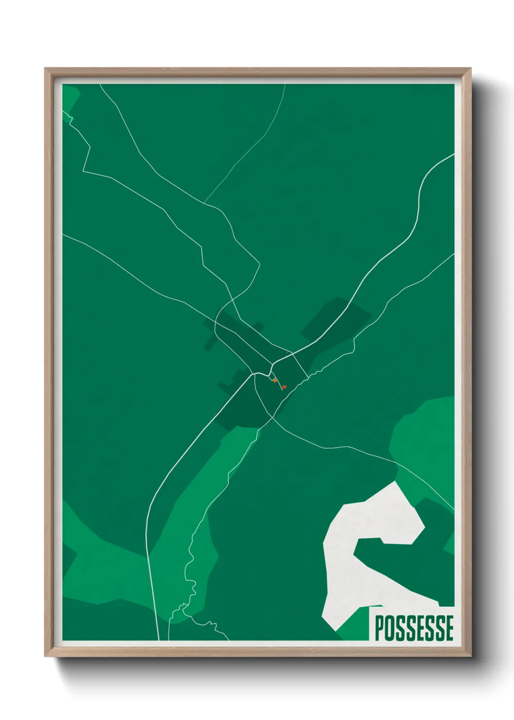 Une affiche de carte sur Possesse