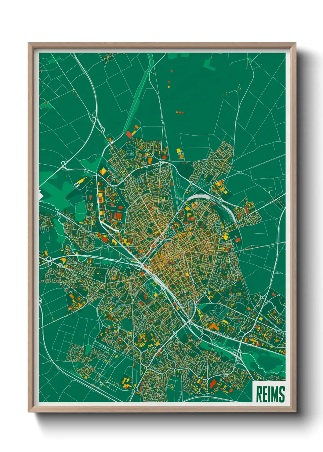 Un poster carteReims