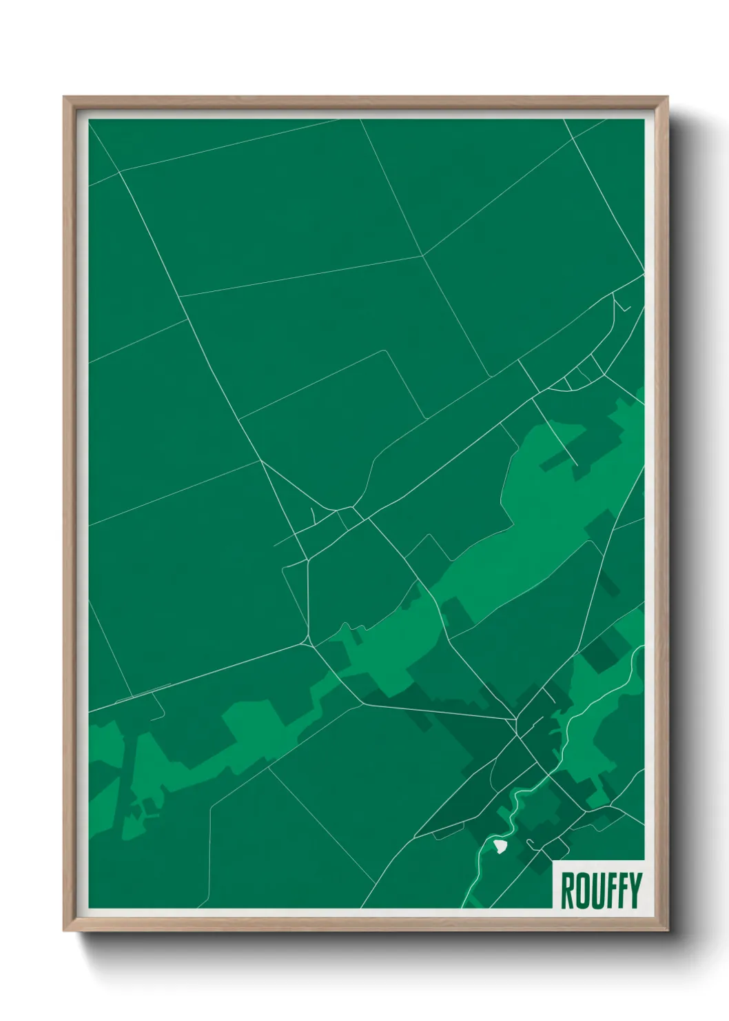 Une affiche de carte sur Rouffy