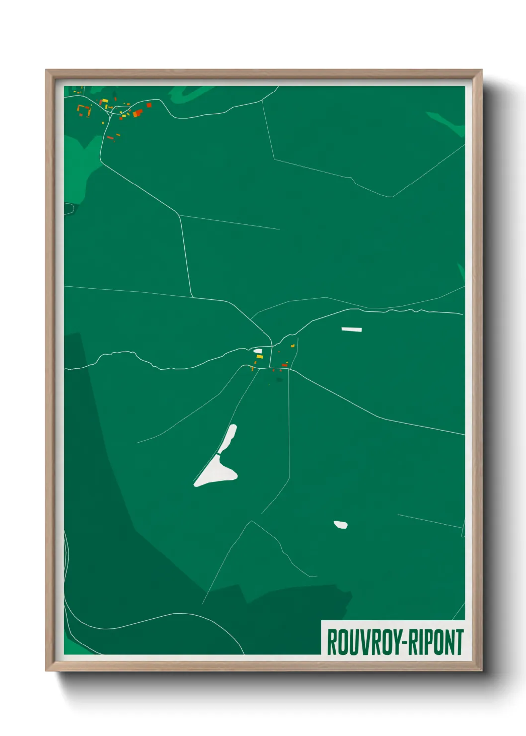 Un poster carteRouvroy-Ripont