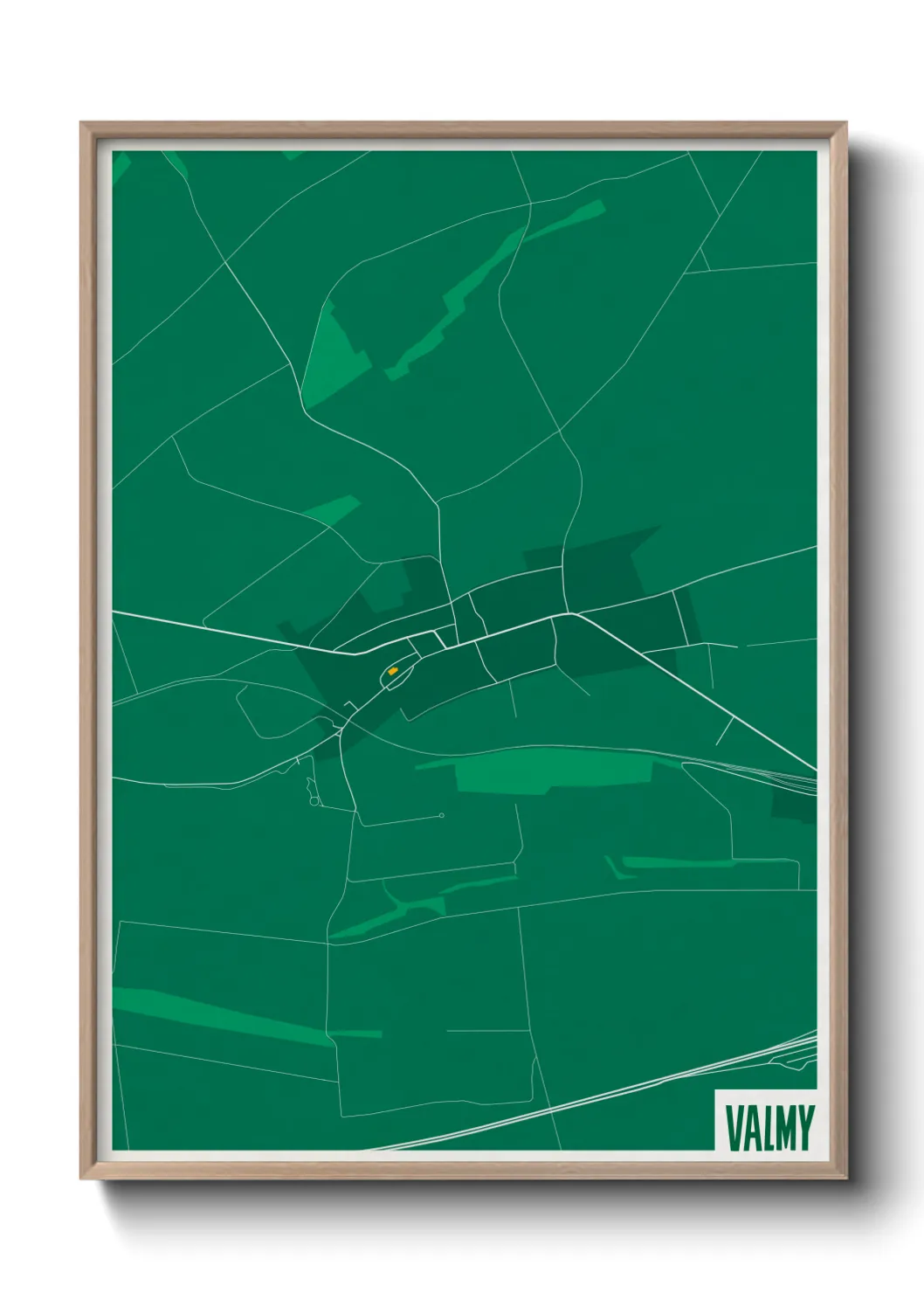 Une affiche de carte sur Valmy