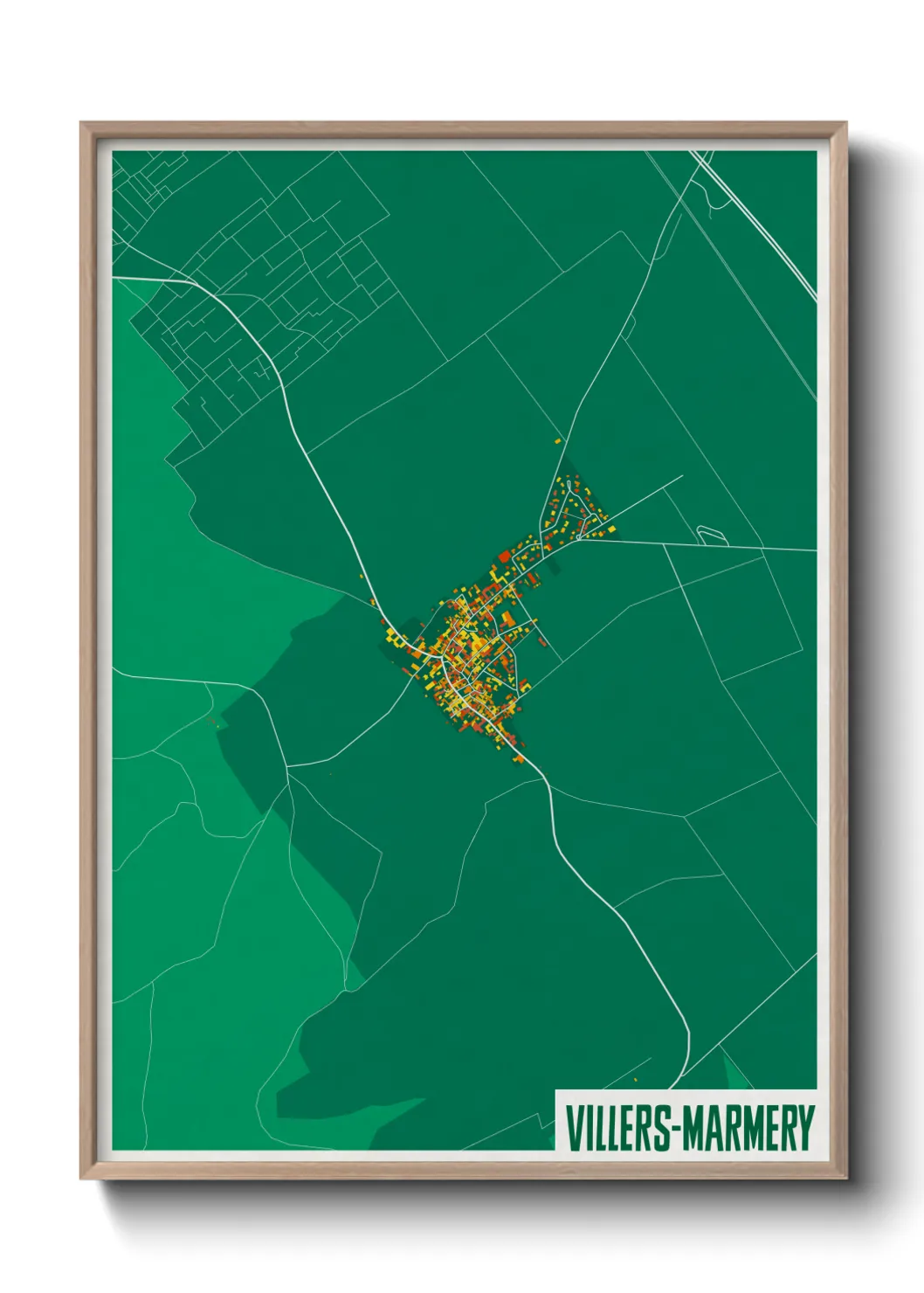 Un poster carteVillers-Marmery