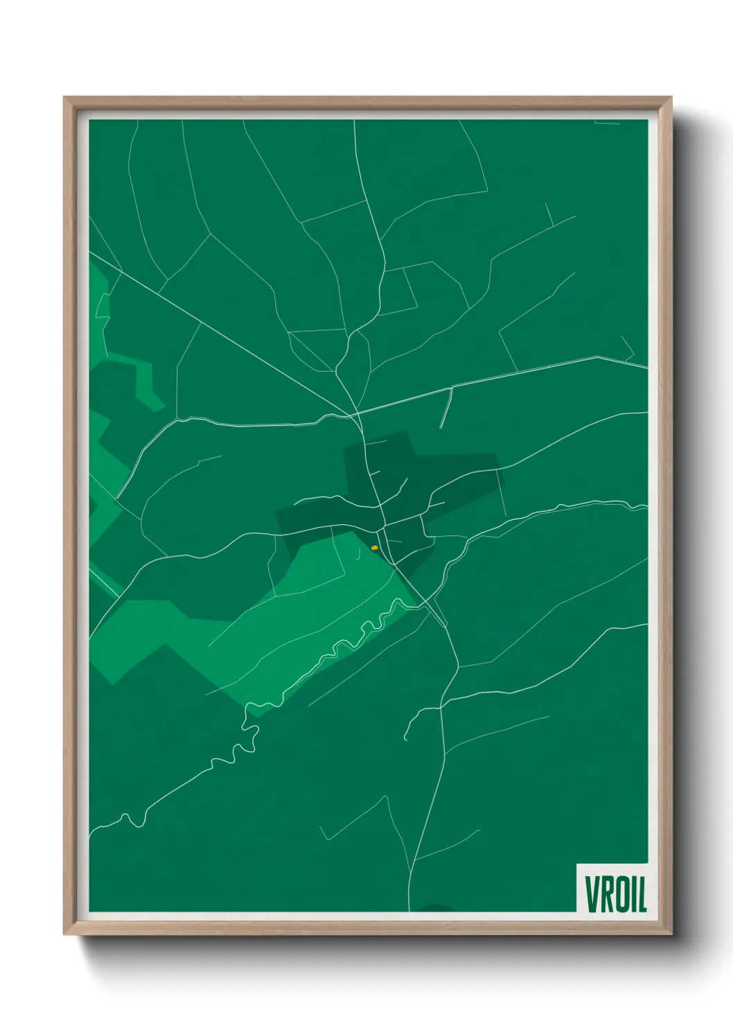 Une affiche de carte sur Vroil