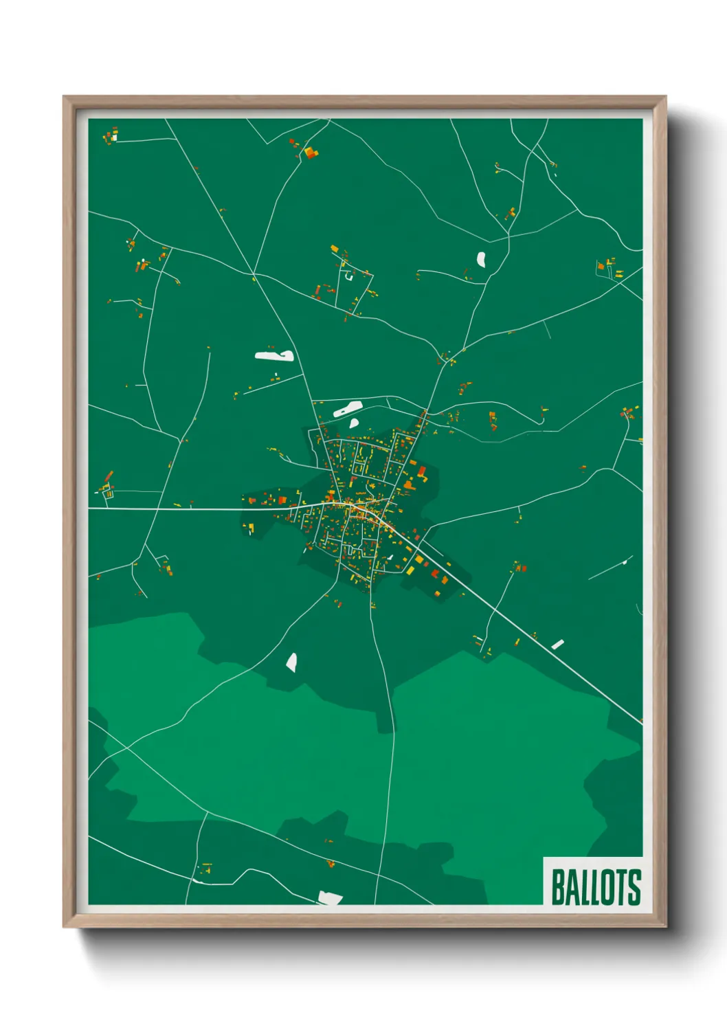 Une affiche de carte sur Ballots