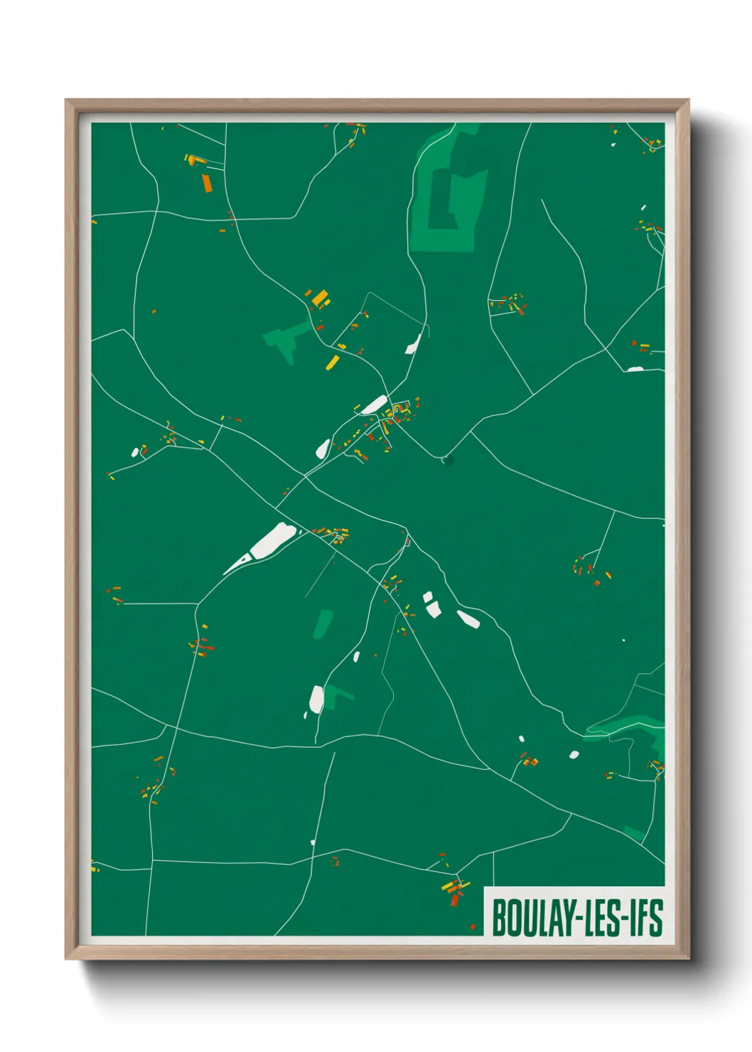 Un poster carteBoulay-les-Ifs