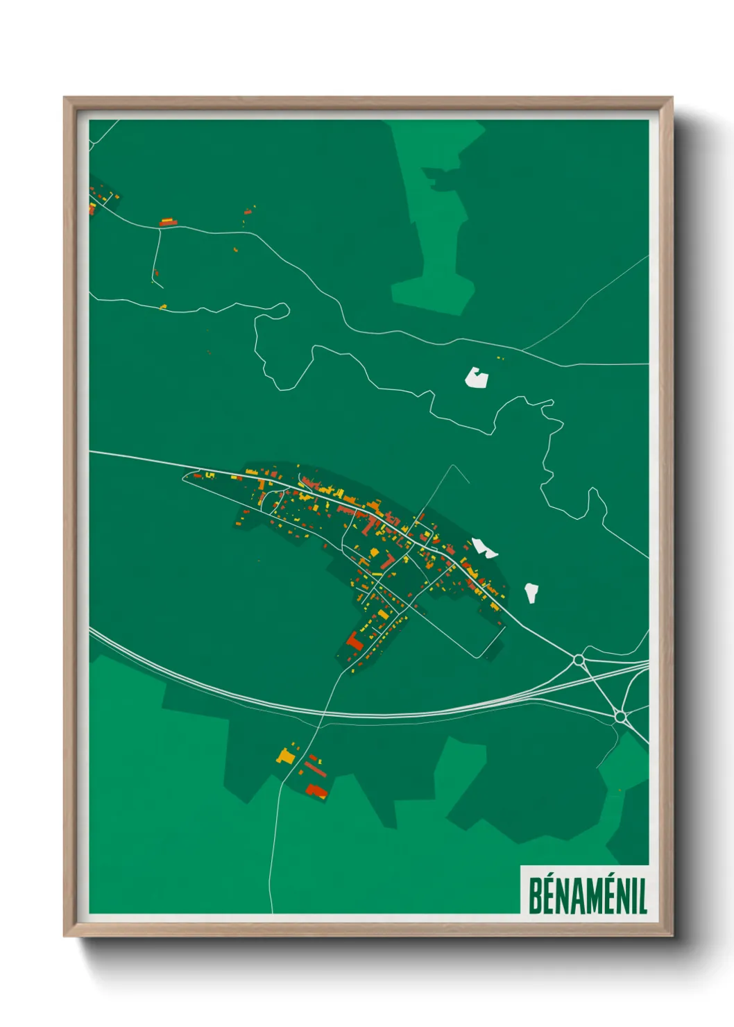 Un poster carteBénaménil