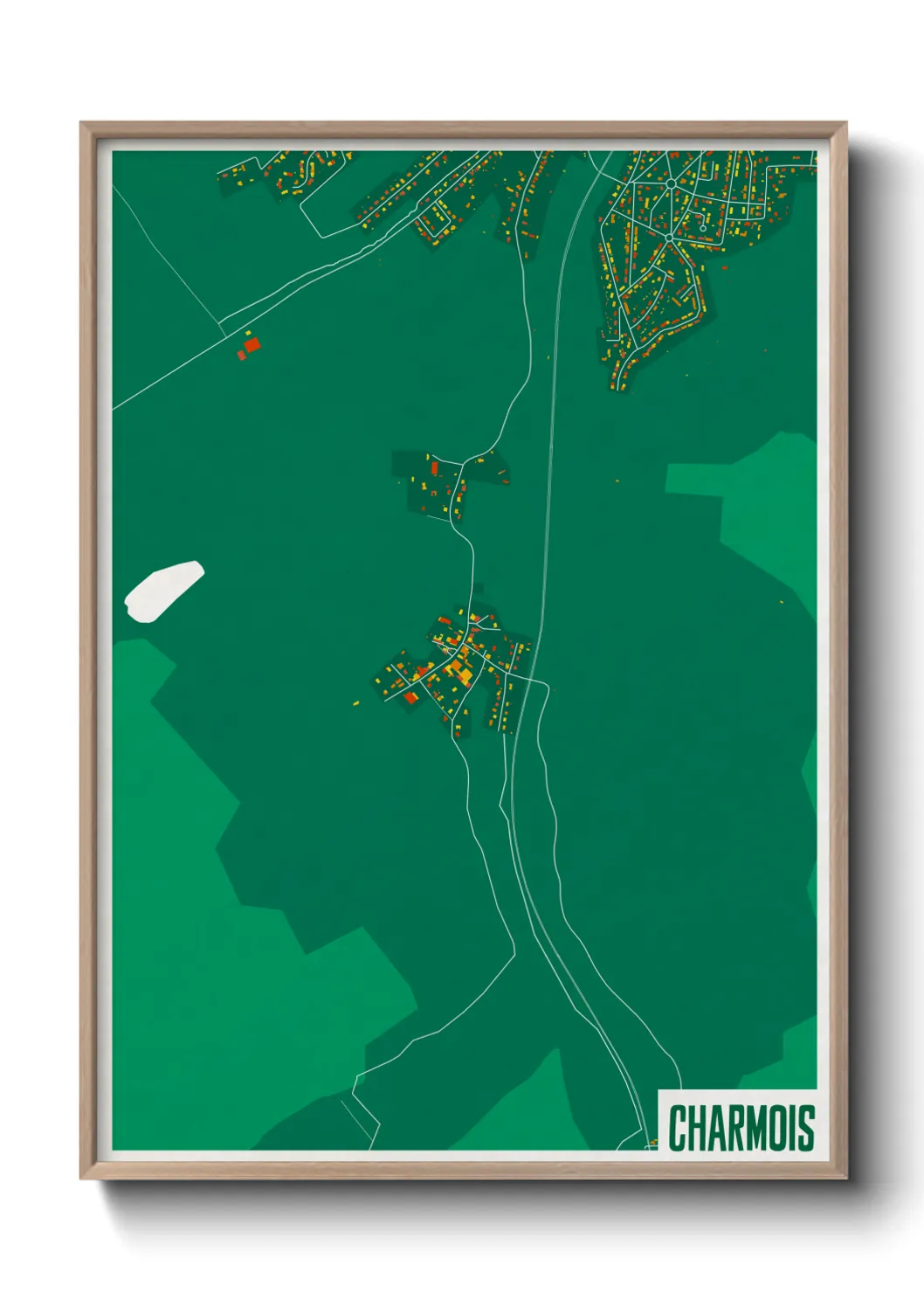 Un poster carteCharmois