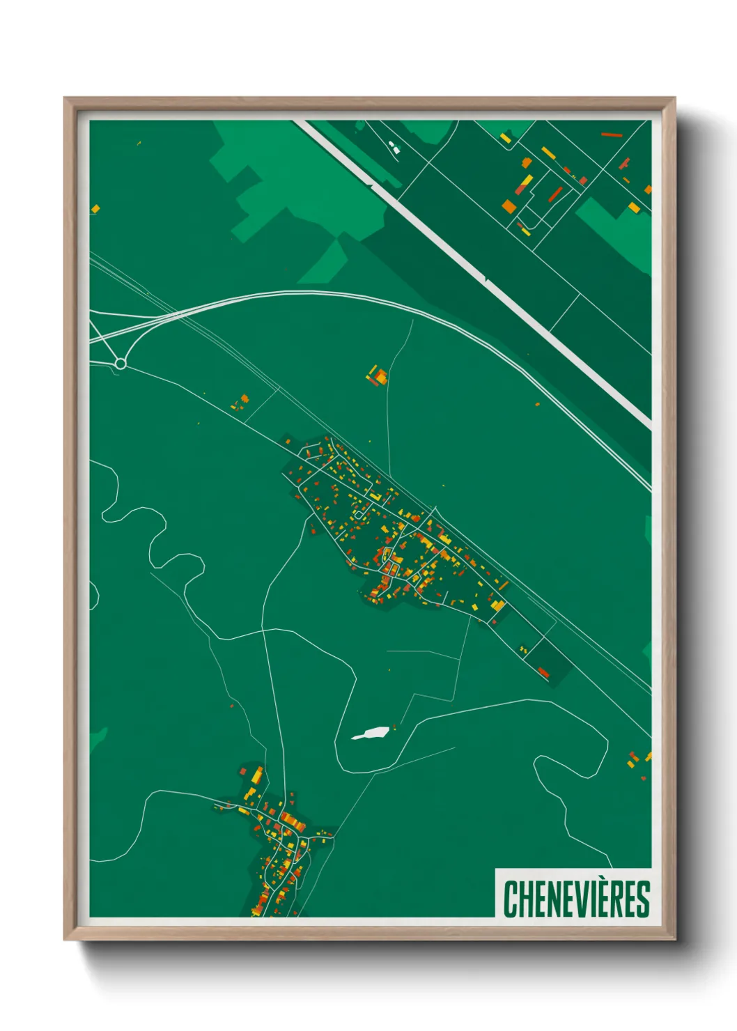 Un poster carteChenevières