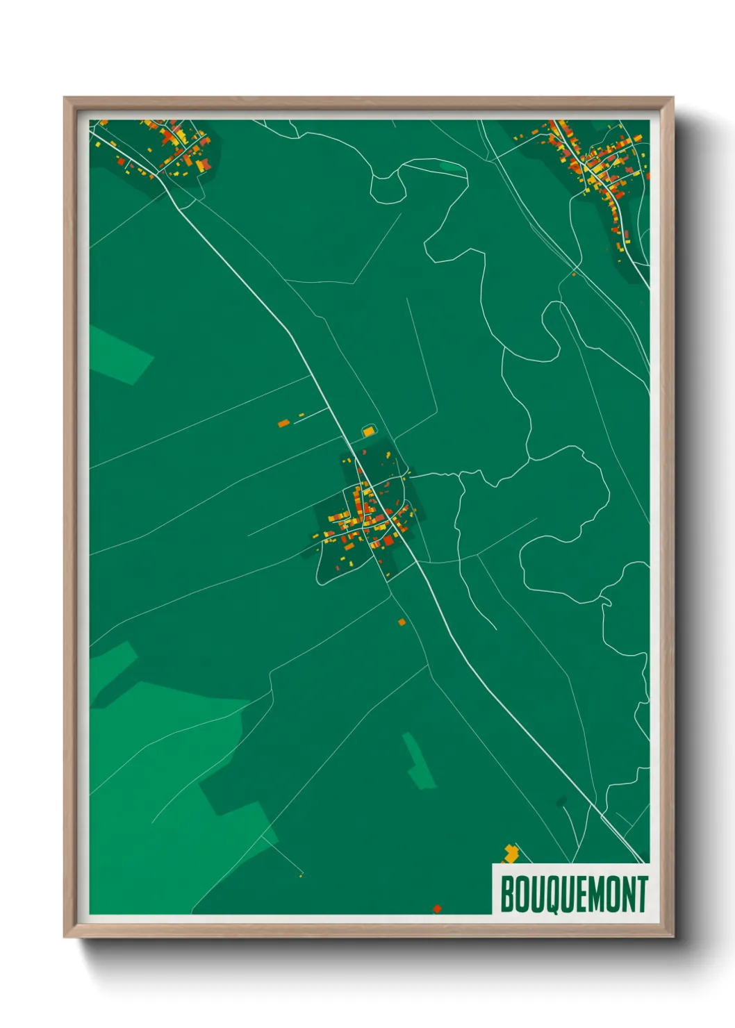 Un poster carteBouquemont