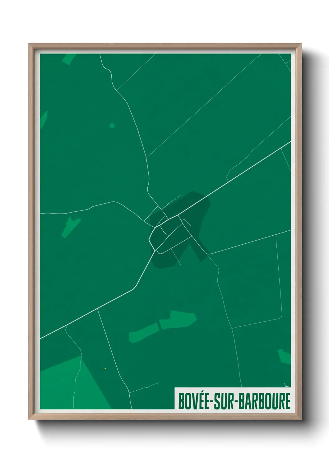 Une affiche de carte sur Bovée-sur-Barboure